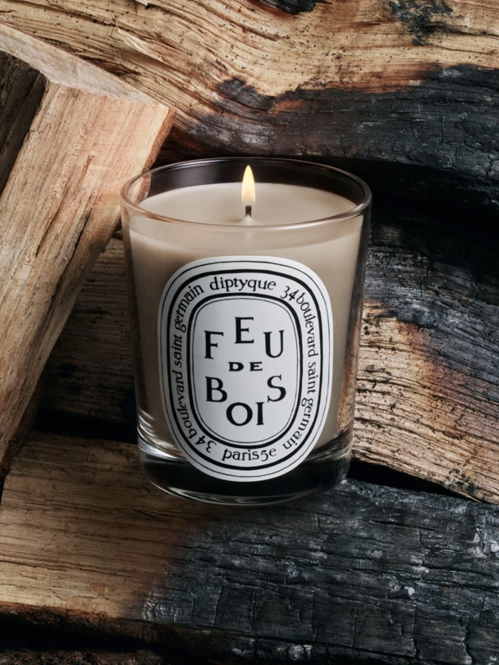 Kerze Feu de Bois