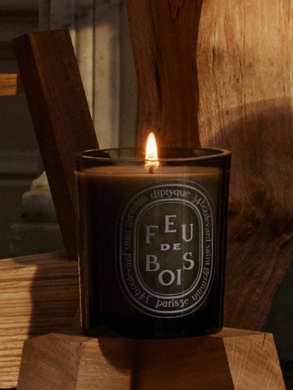 Kerze Feu de Bois