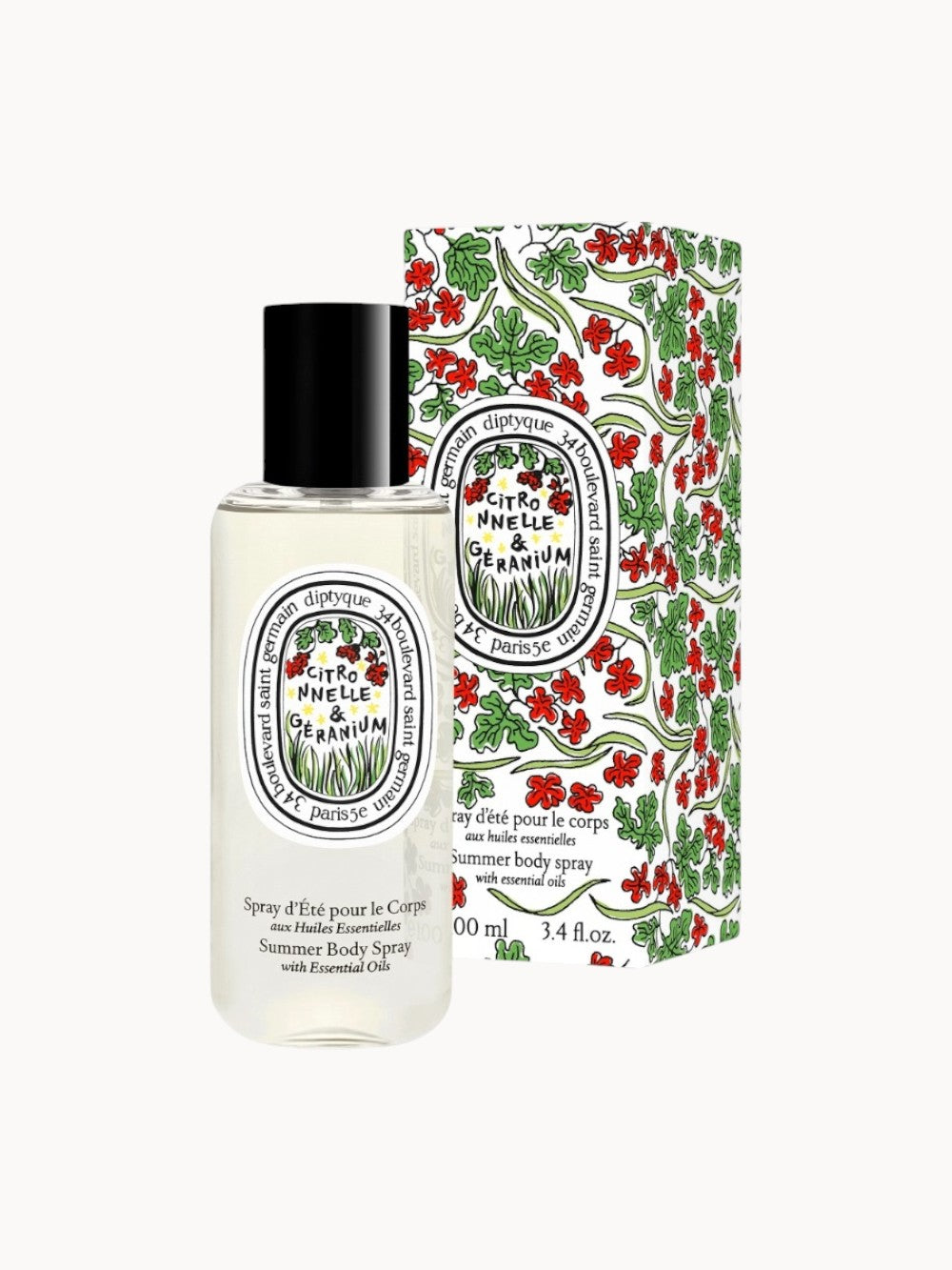 Zitronengras & Geranie - Sommerliches Körperspray