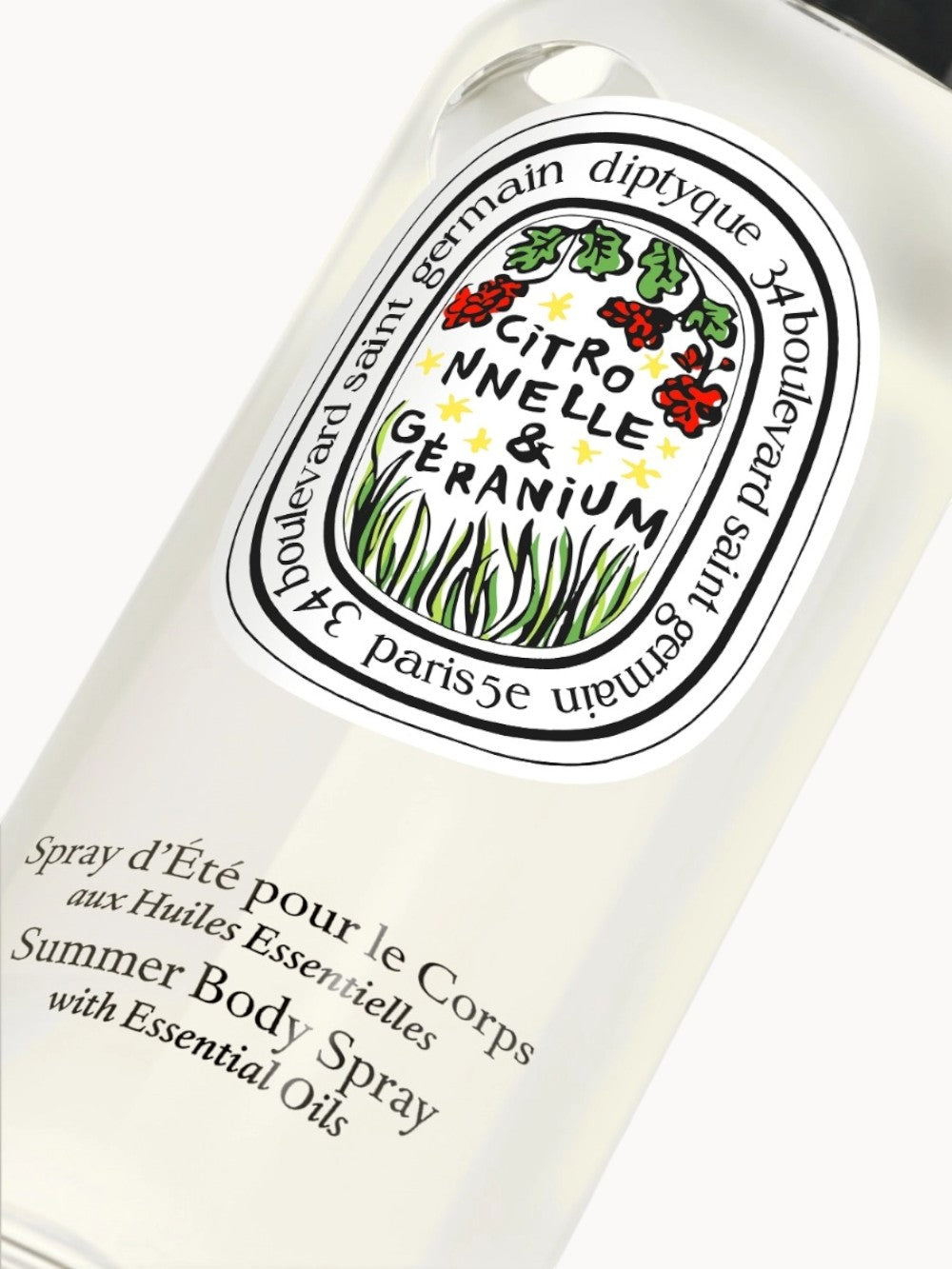 Zitronengras & Geranie - Sommerliches Körperspray