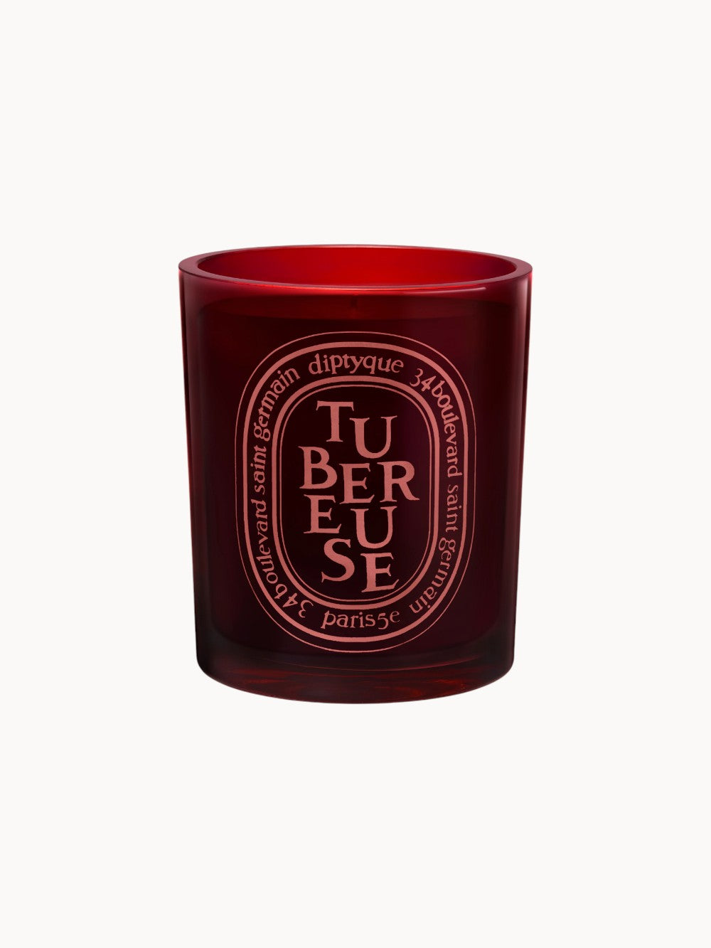 Mittelgroße Kerze Tubéreuse