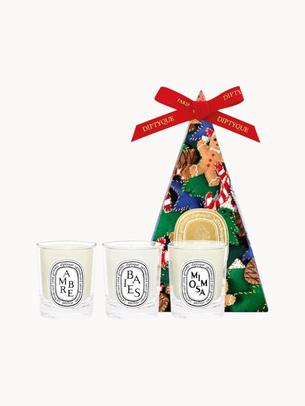 Überraschungsset mit 3 Minikerzen - Festtagsedition