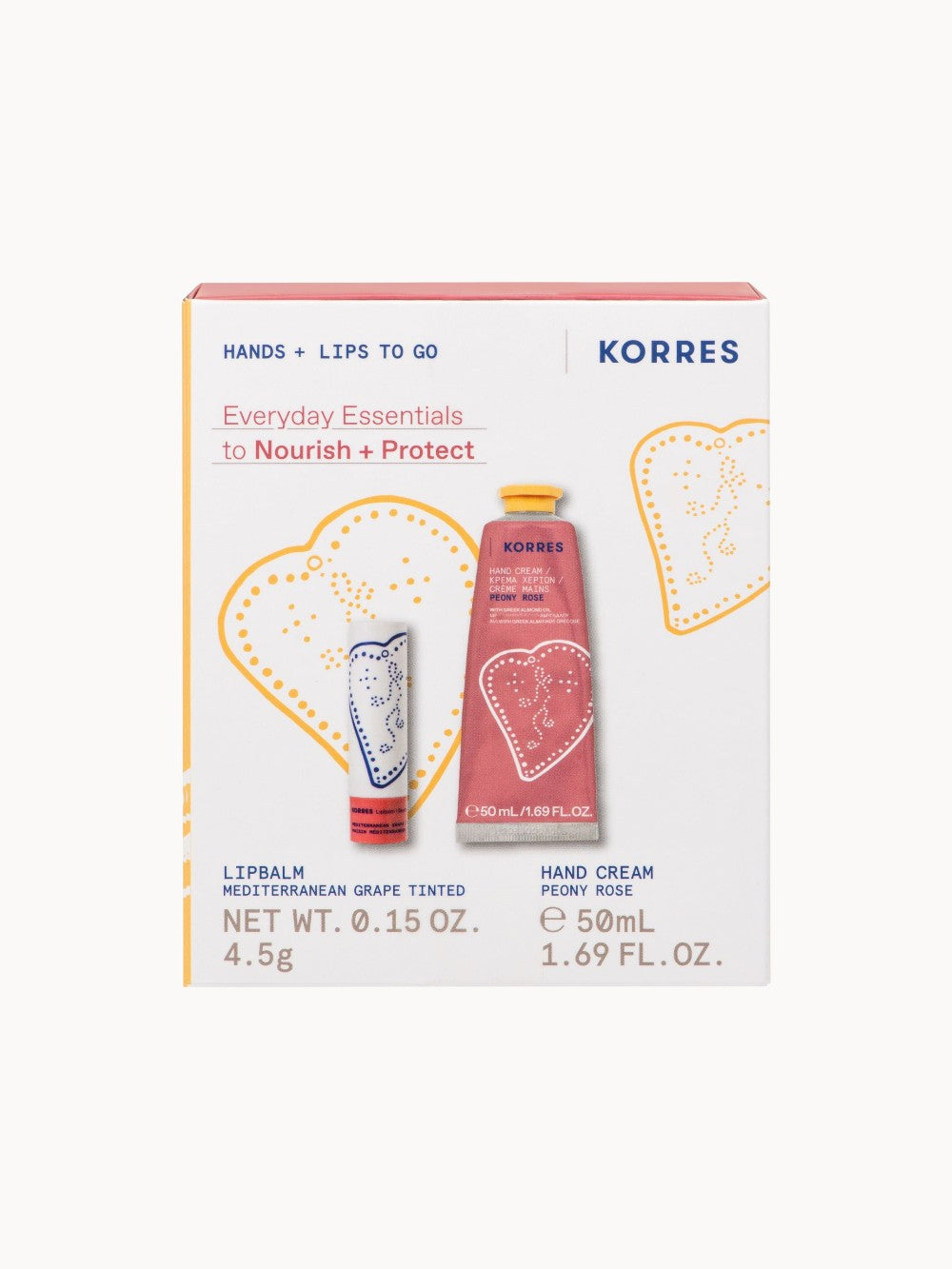 EVERYDAY ESSENTIALS Hand- und Lippenpflege Set Peony Rose