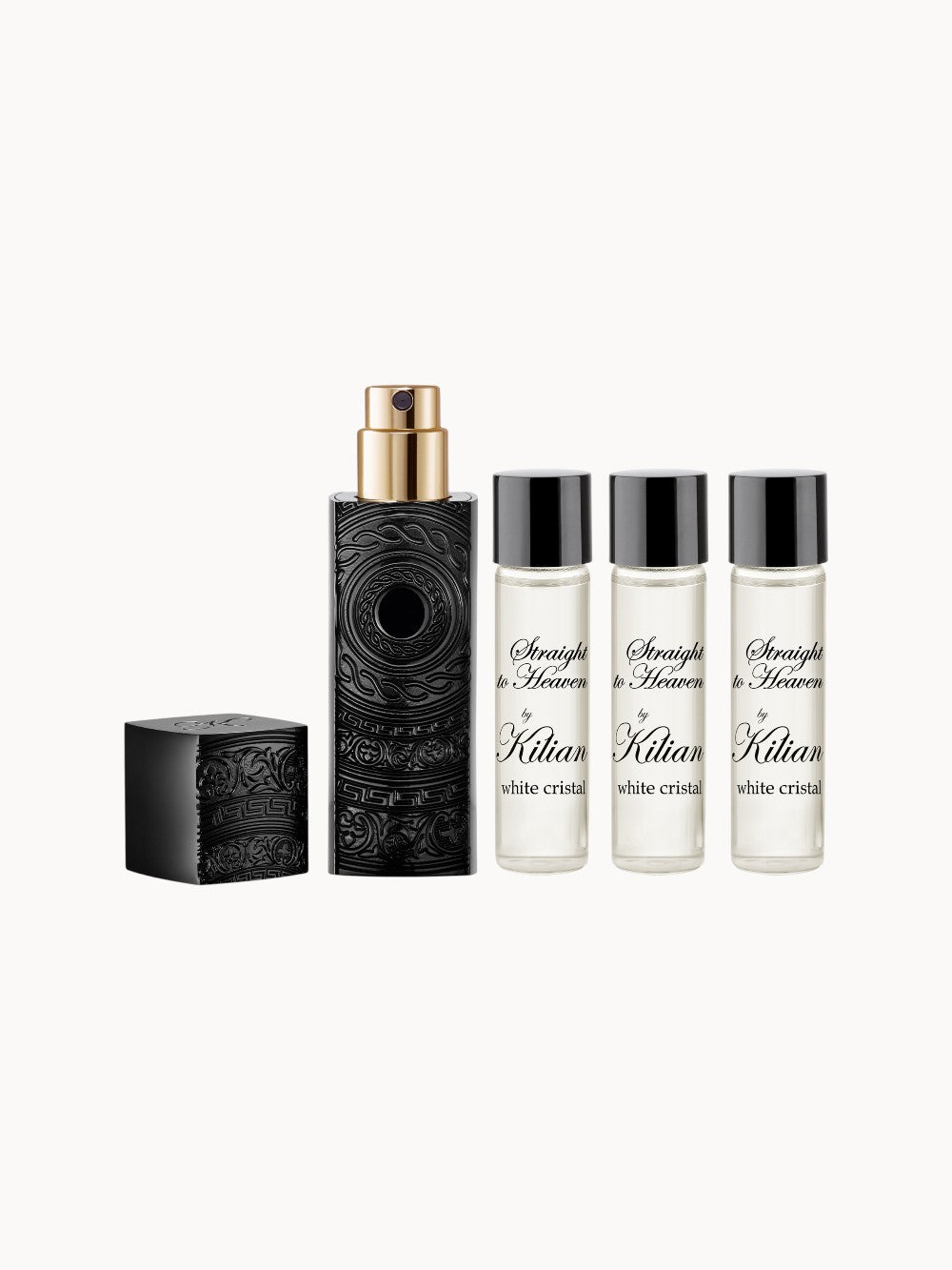 Straight to Heaven, white cristal Travel Set