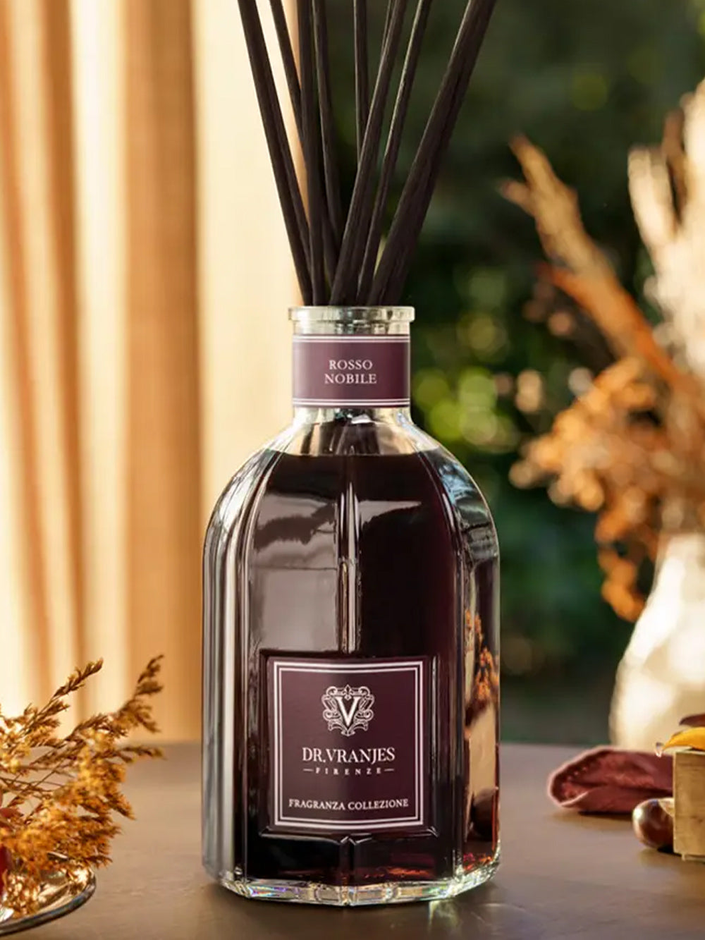 Rosso Nobile Glass Bottle Fragrance Diffuser