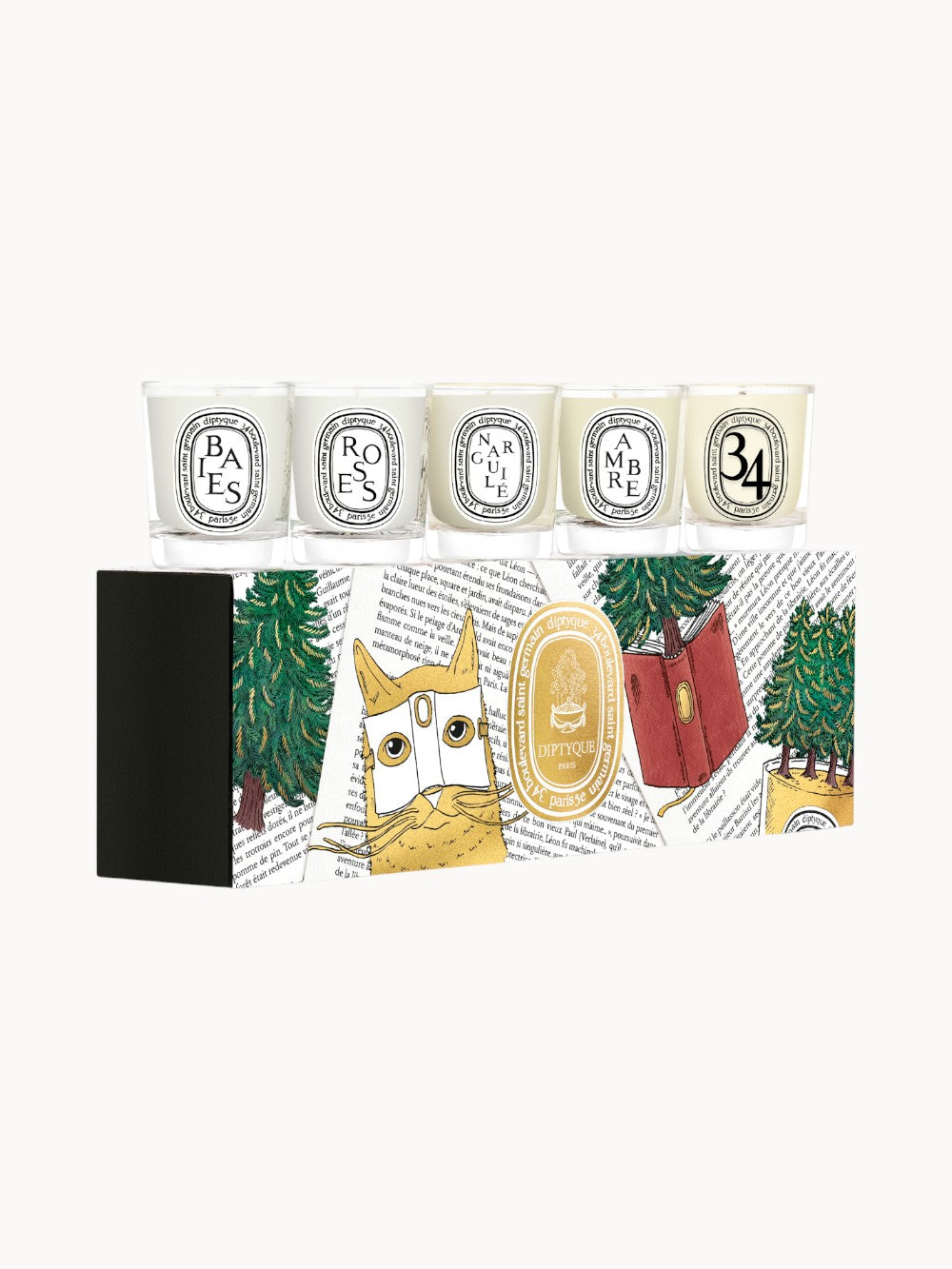 Set mit 5 Minikerzen - Festtagsedition 2025