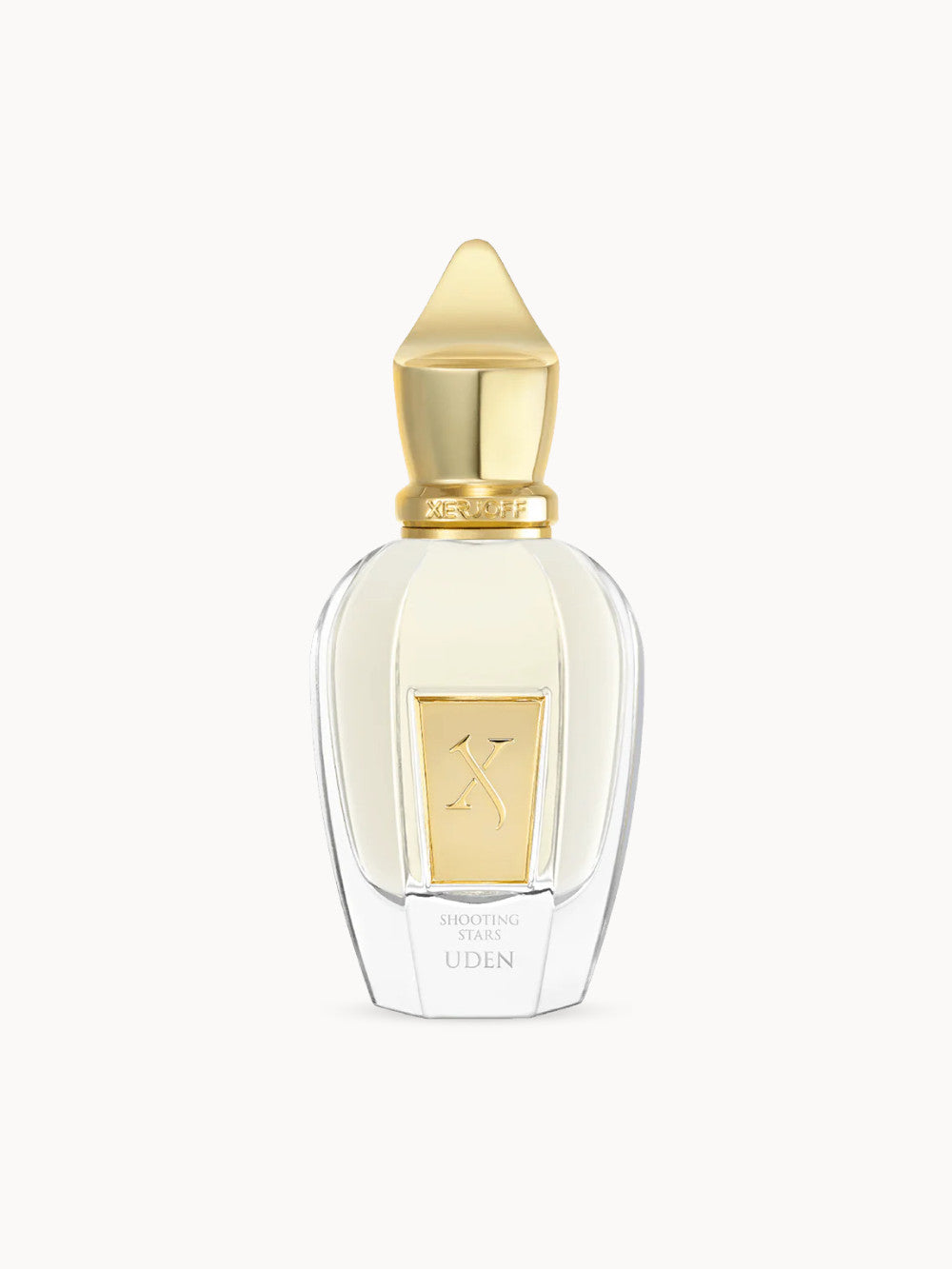 Uden von Xerjoff – ein maritimer Fougère-Duft mit Zitrone, Grapefruit, Rum, Rose, Vanille und Kaffee. Frisch, sinnlich, maskulin – mit echter Meteorit-Verpackung.