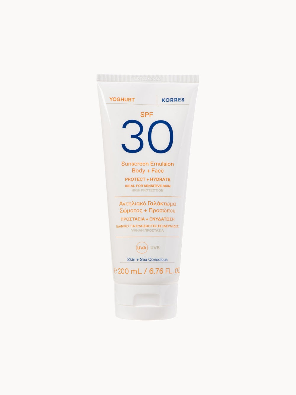 YOGHURT Sonnenschutz-Emulsion für Körper und Gesicht SPF30
