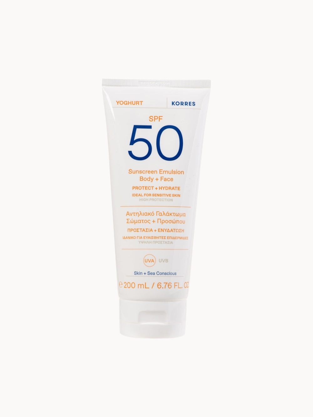 YOGHURT Sonnenschutz-Emulsion für Körper und Gesicht SPF50
