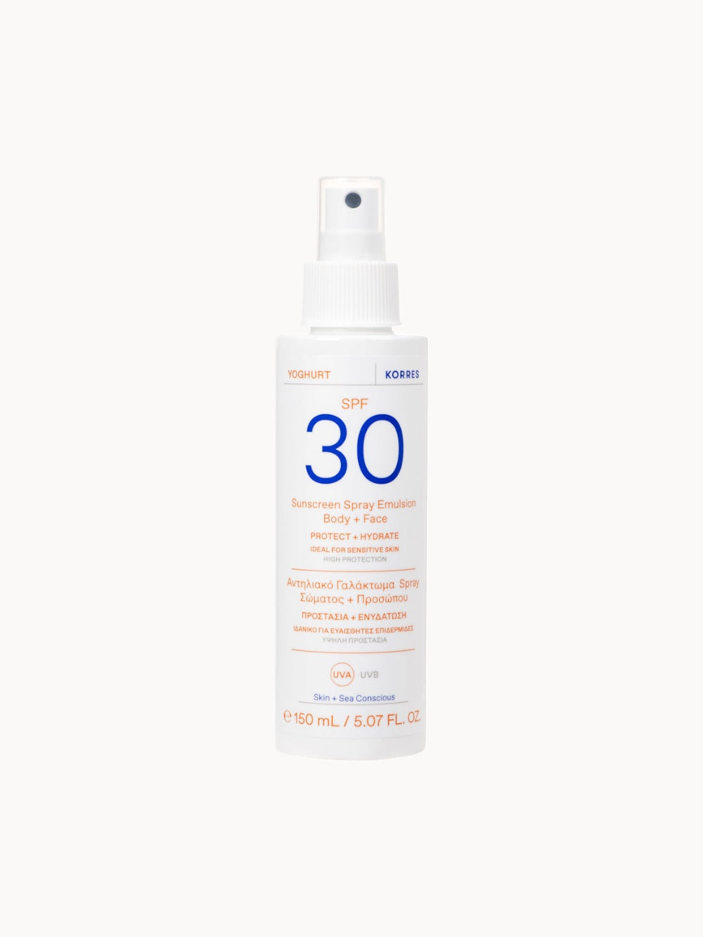 YOGHURT Sonnenspray-Emulsion für Gesicht und Körper SPF30