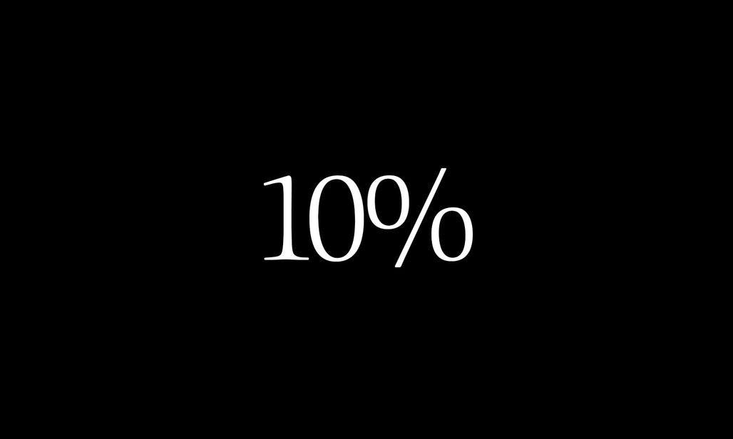 Black Weekend 10%