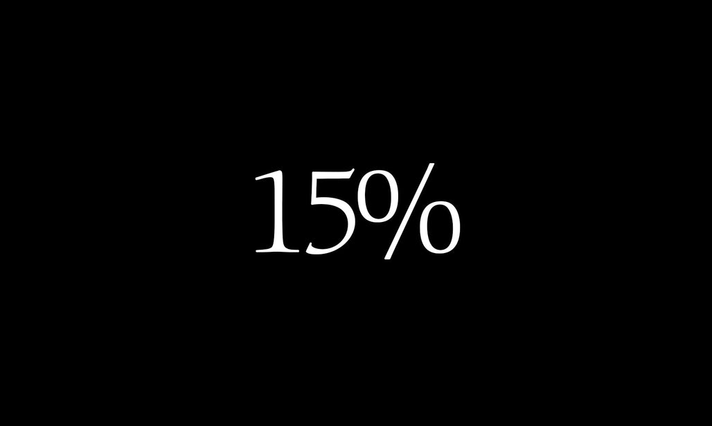 Black Weekend 15%