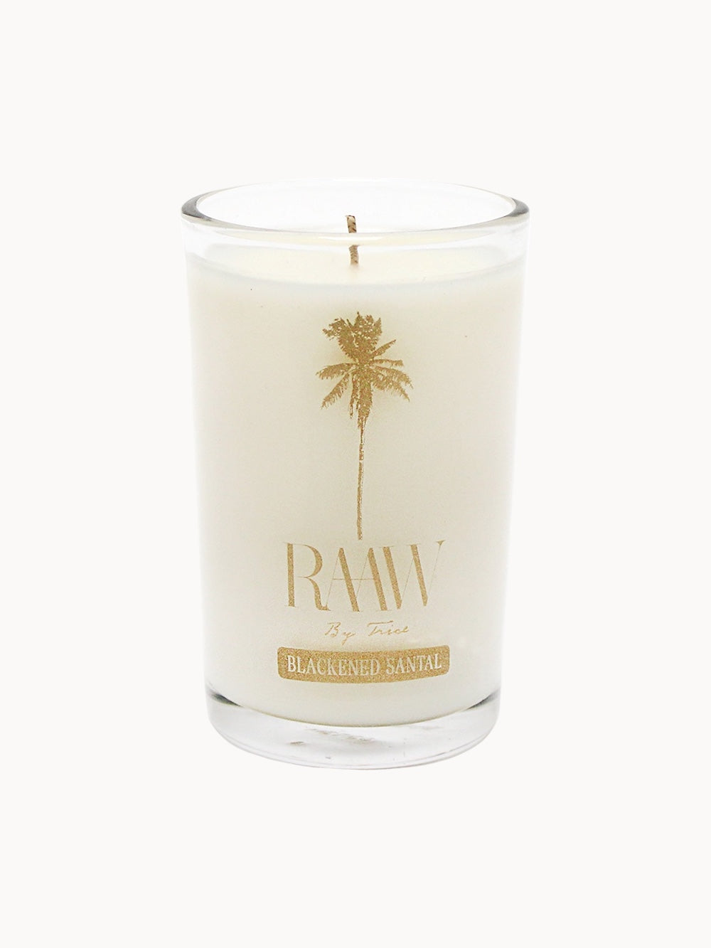 Bougie de Santal noircie