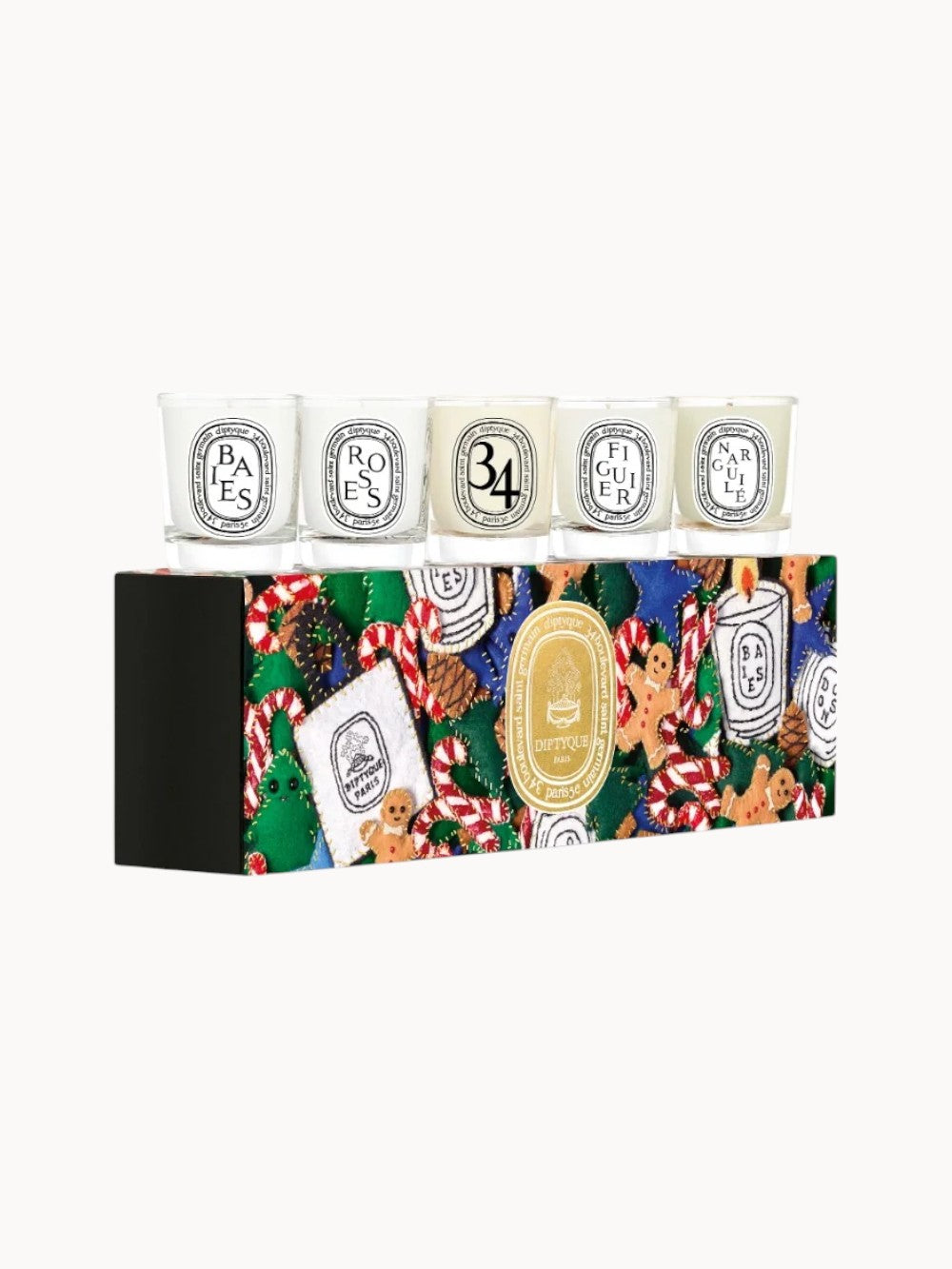 Set mit 5 Minikerzen als Festtagsedition - Vorsortiert
