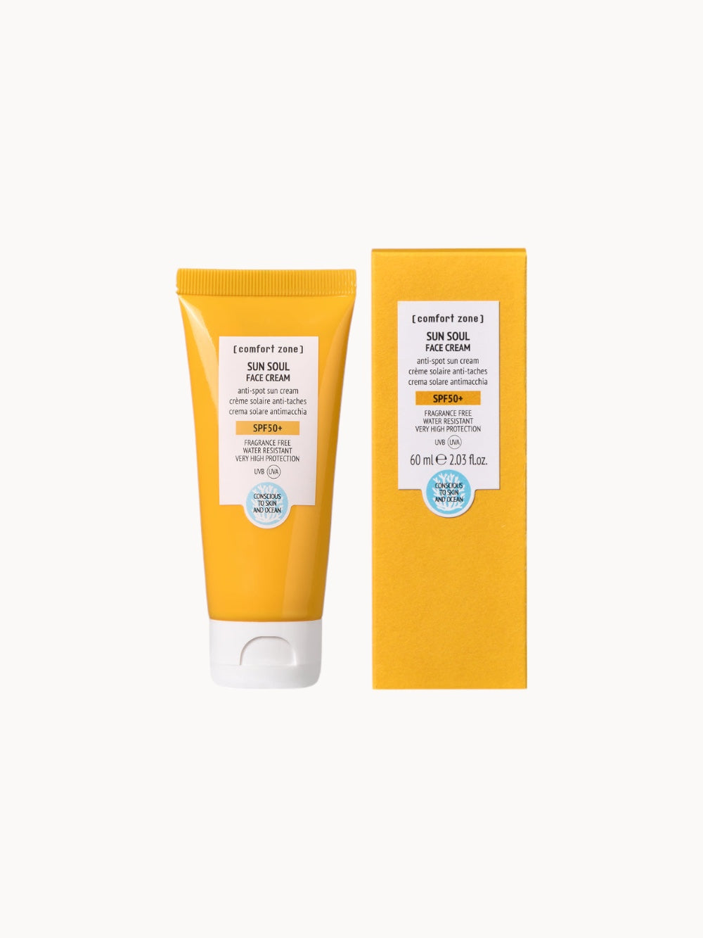 Crema facial SPF50plus