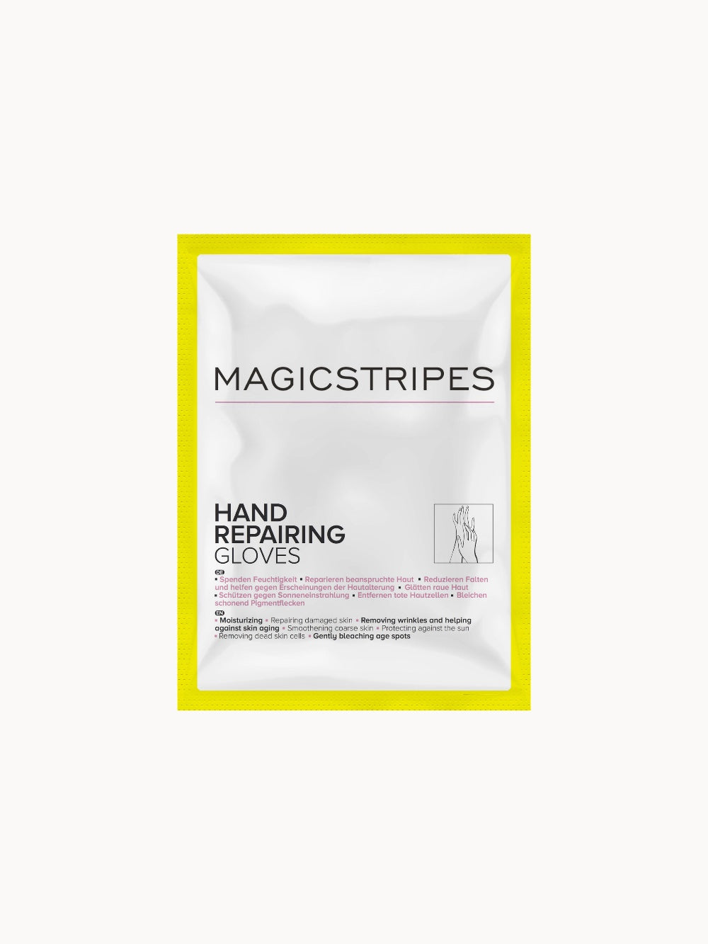 Guantes reparadores de manos bolsita individual