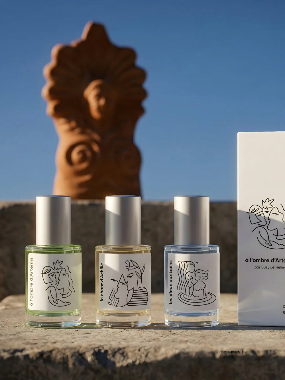 Les lumières / The luminous trio Discovery Set 3 x 15 ml