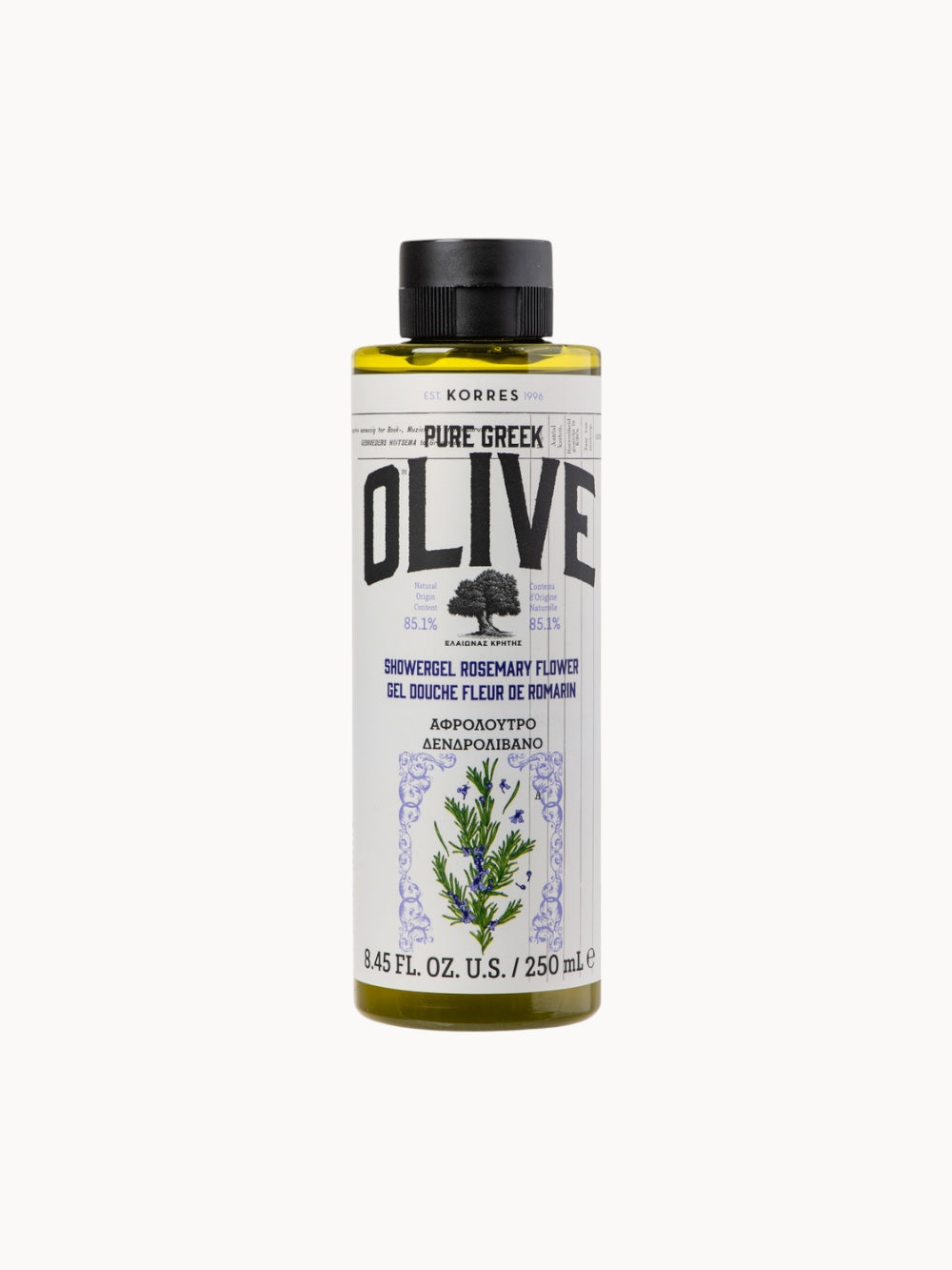 Gel doccia al FIORE DI ROSMARINO OLIVO