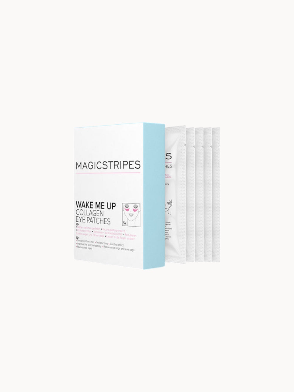 Scatola di cerotti per occhi al collagene Wake me up